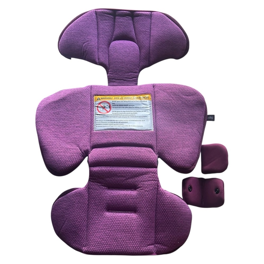 Diono Radian 3QXT Car Seat Infant Insert Padding Head Rest Harness Pads Purple